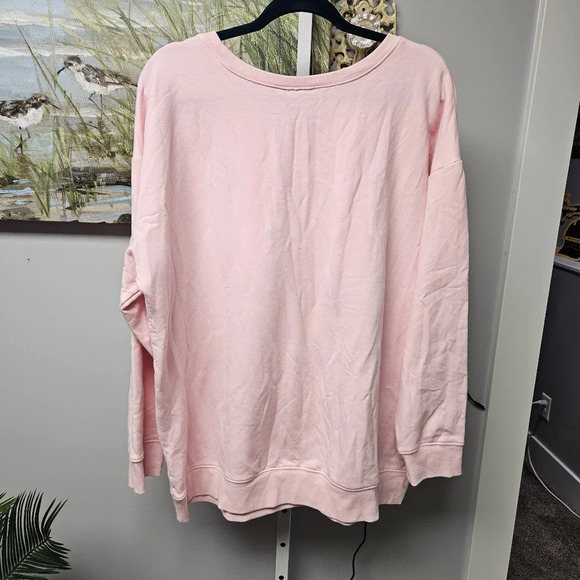 Torrid pink sweatshirt size 2x fleece - Picture 4 of 4